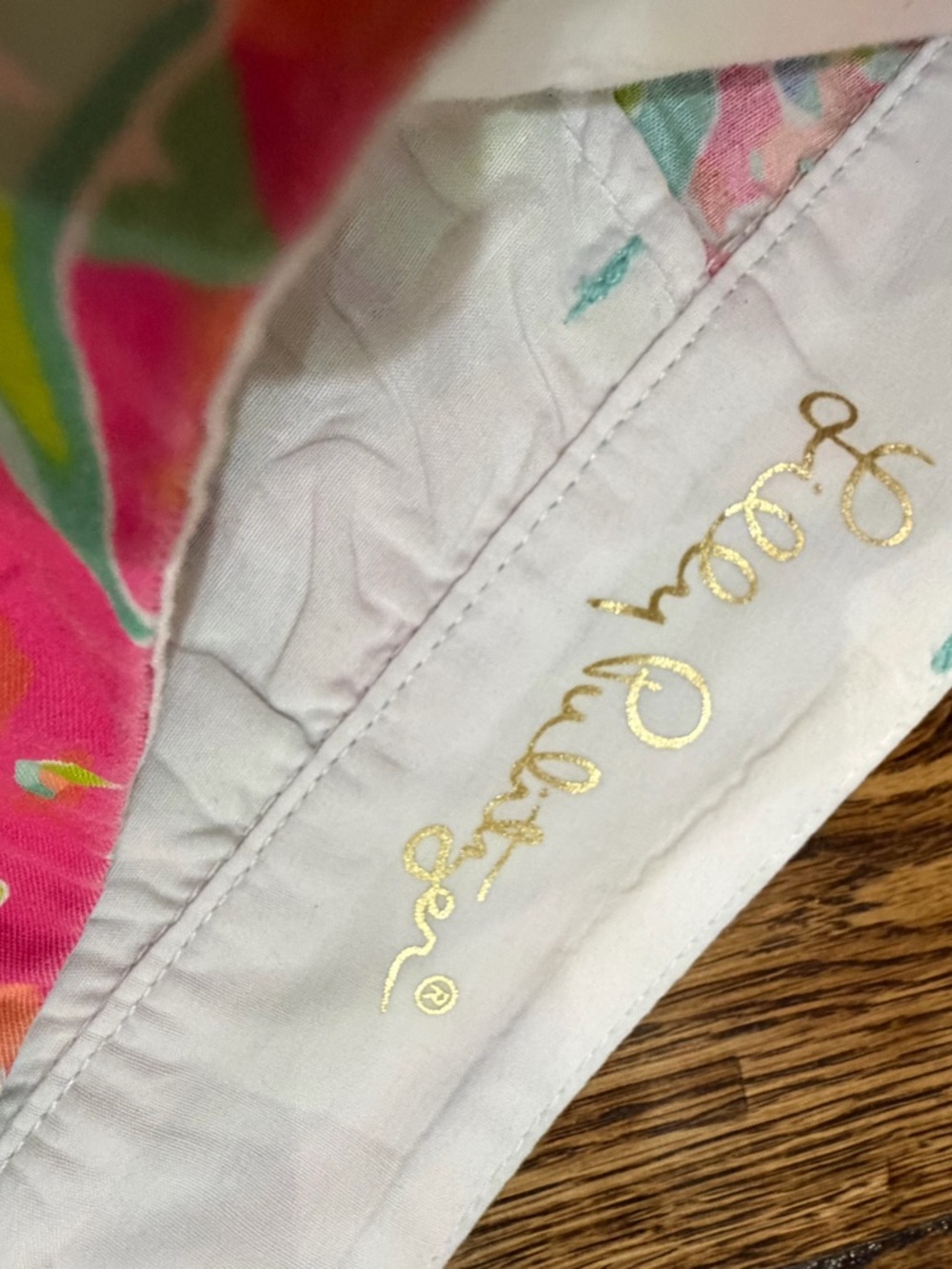 Lilly Pulitzer Pink Floral Shorts with Mint and Yellow Accents